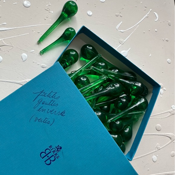 RARE Vintage Christmas Plastic Green Icicles - Picture 14 of 16